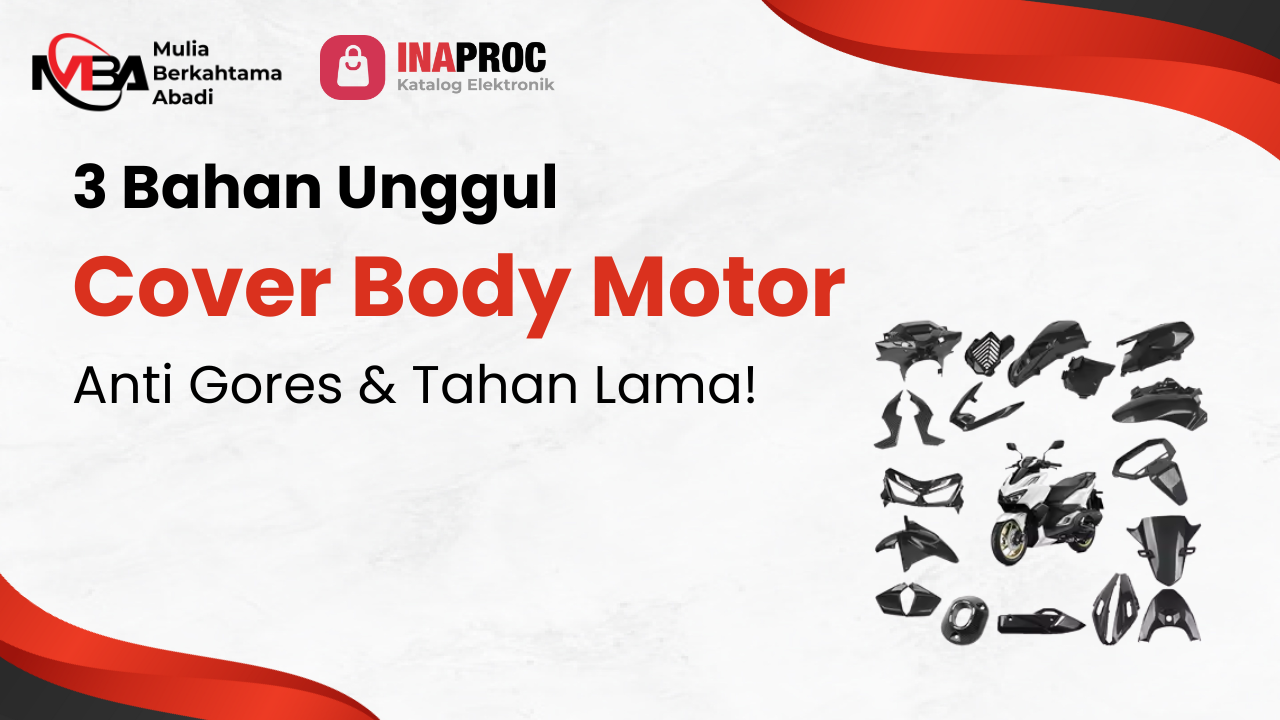 3 Bahan Unggul Cover Body Motor Anti Gores & Tahan Lama!