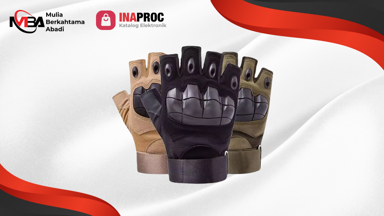 sarung tangan motor half di e-Katalog Inaproc Mulia Berkahtama Abadi