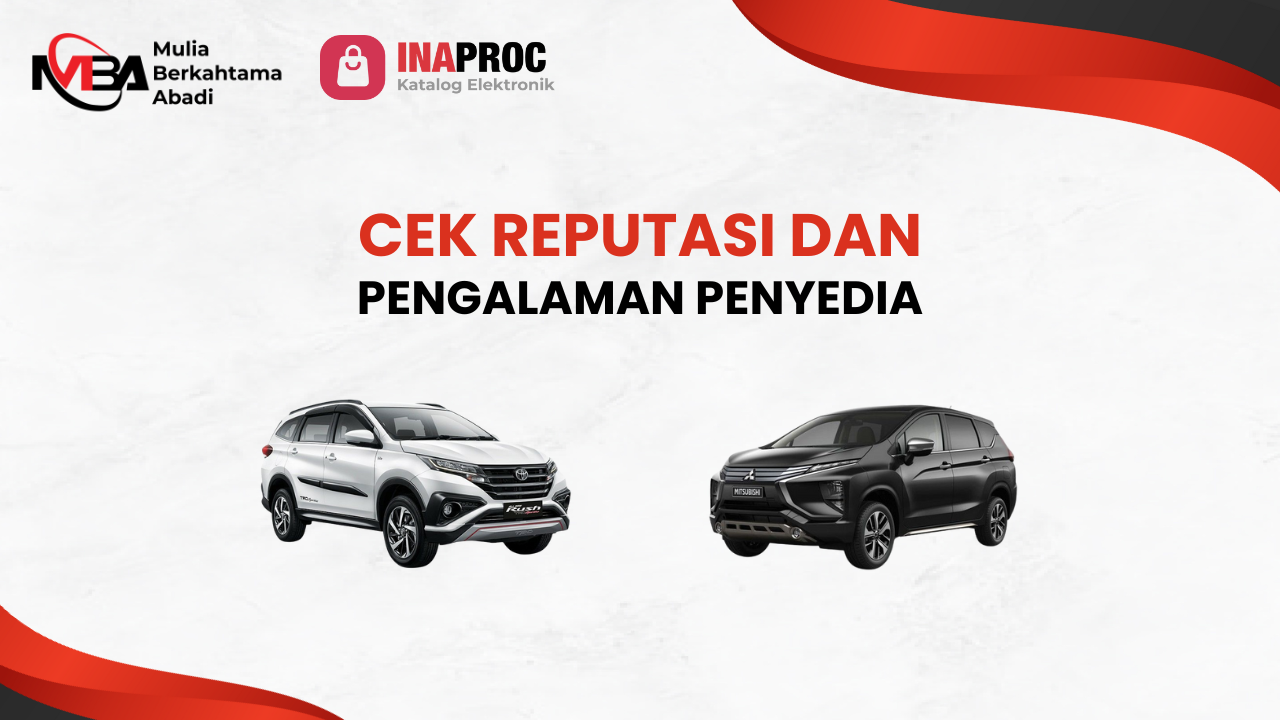 Cek Reputasi dan Pengalaman Penyedia