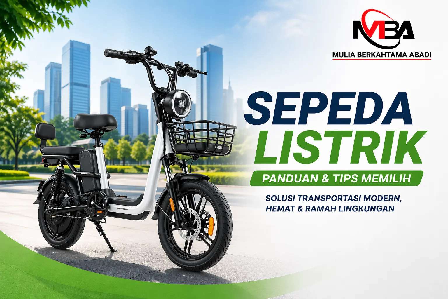 Sepeda listrik sebagai solusi transportasi modern yang hemat dan ramah lingkungan