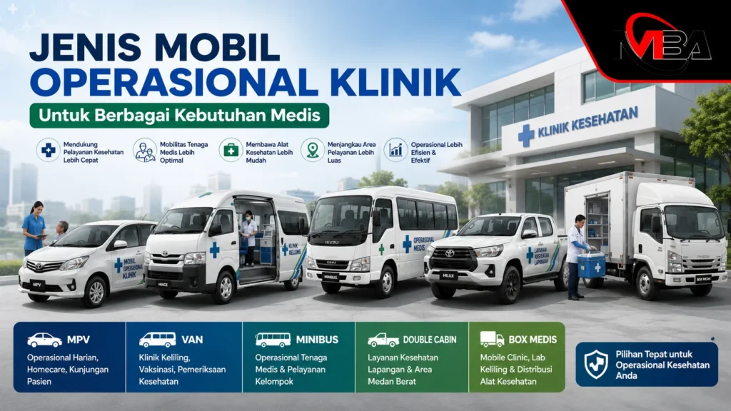 Jenis mobil operasional klinik untuk pelayanan kesehatan