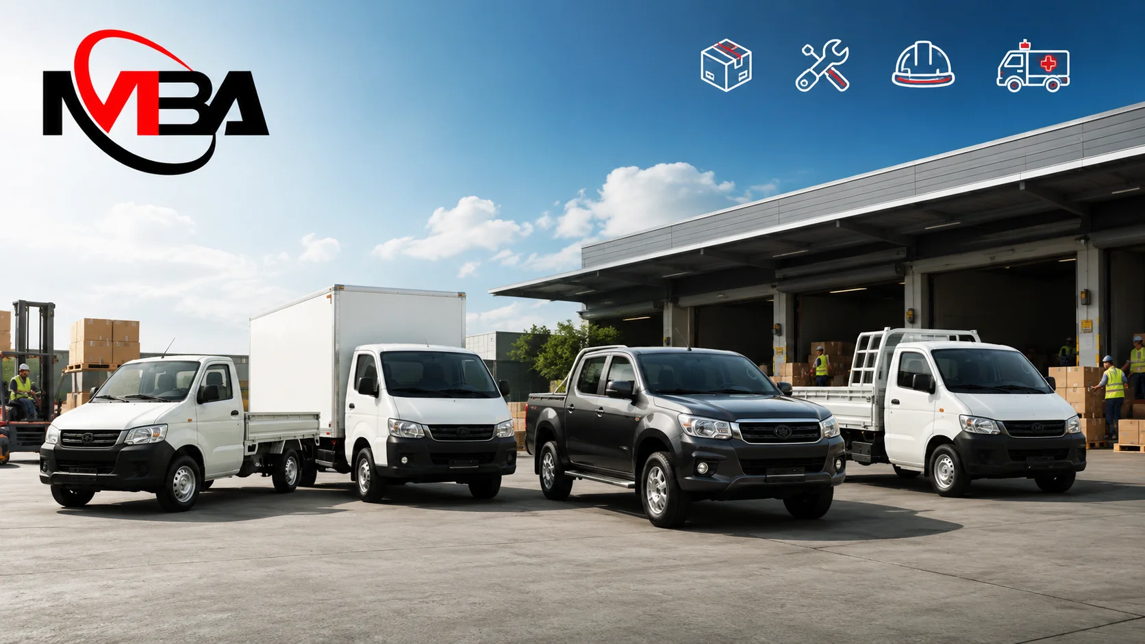 Mobil pick up digunakan untuk mendukung distribusi barang, kegiatan logistik, proyek lapangan, dan kebutuhan operasional perusahaan.