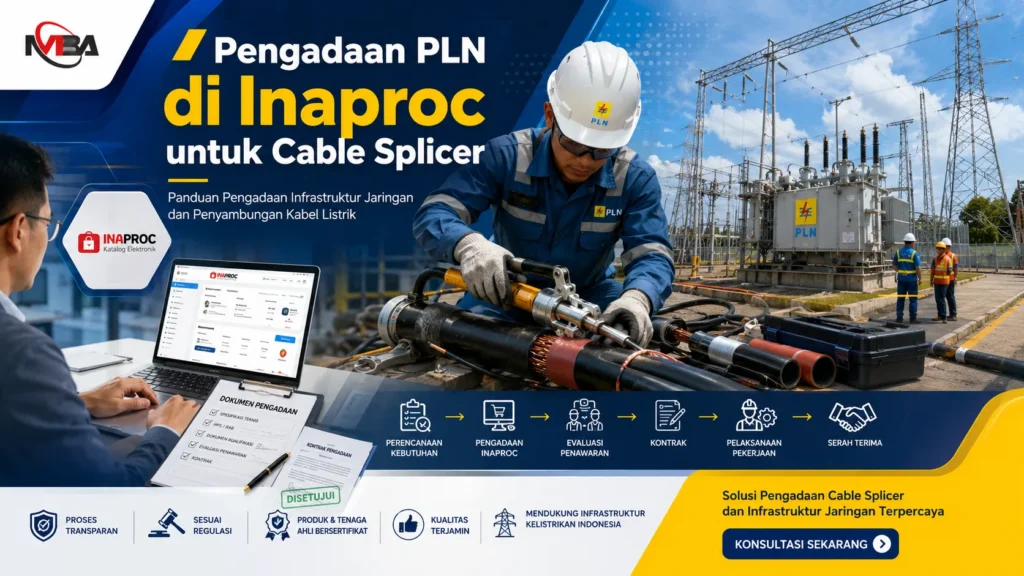 Pengadaan PLN di Inaproc untuk Cable Splicer dan infrastruktur jaringan listrik
