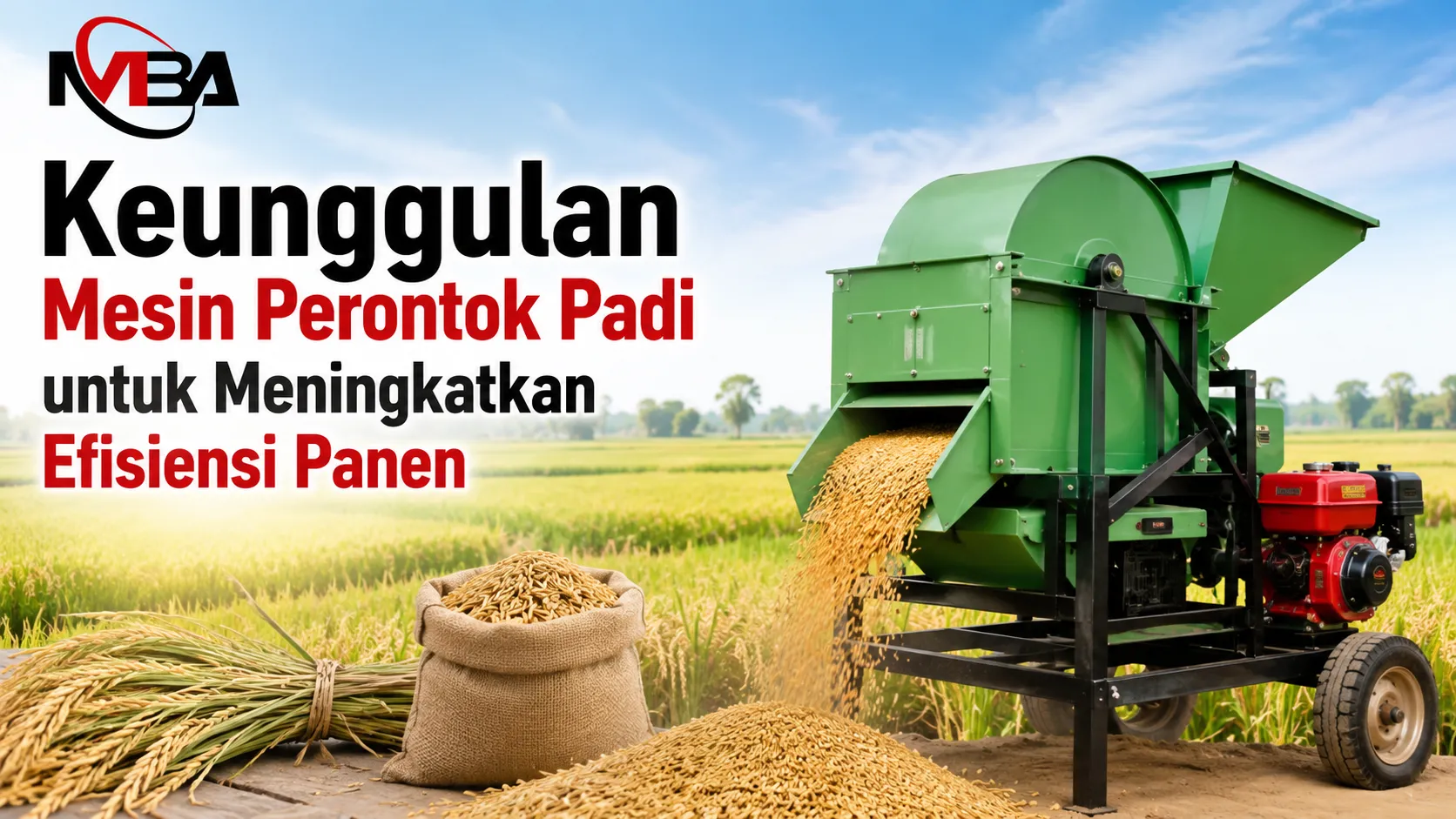 Keunggulan mesin perontok padi dalam meningkatkan efisiensi dan produktivitas panen