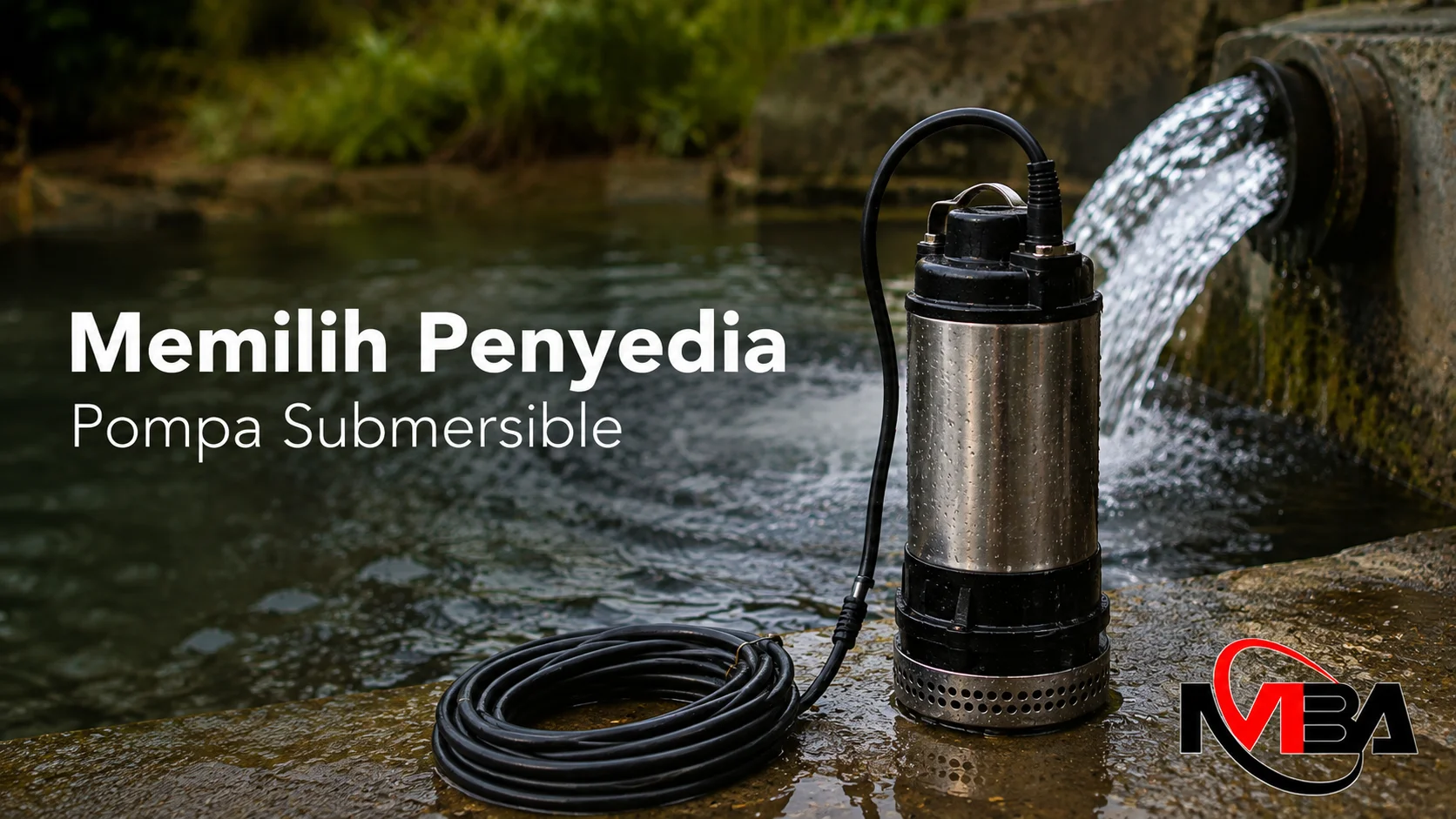 Pompa submersible untuk kebutuhan drainase dan pekerjaan lapangan
