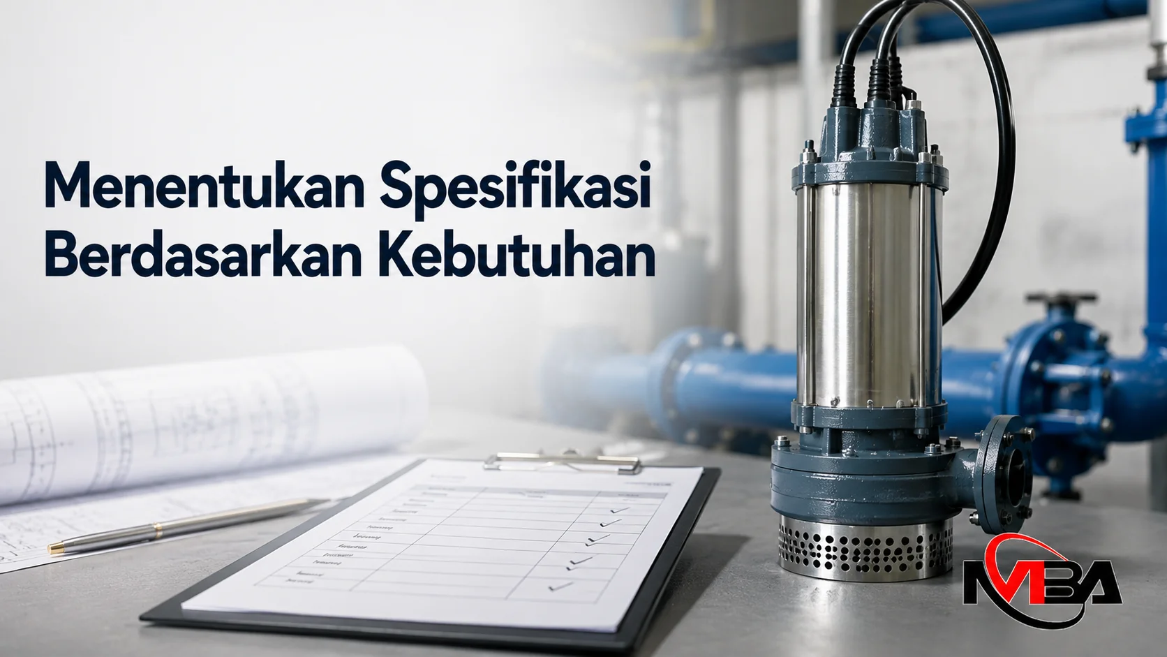 Menentukan spesifikasi Pompa Submersible berdasarkan kebutuhan head debit dan instalasi