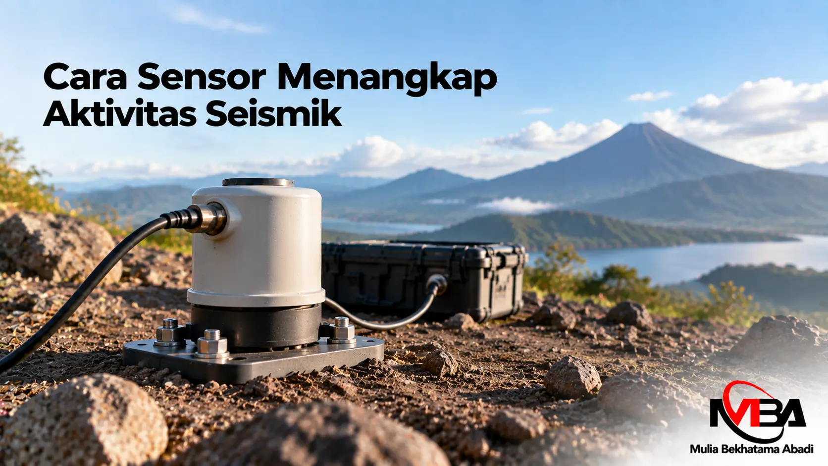 Sensor seismik Atom 1C Seismograph untuk menangkap aktivitas seismik dan merekam getaran tanah dalam survei geofisika