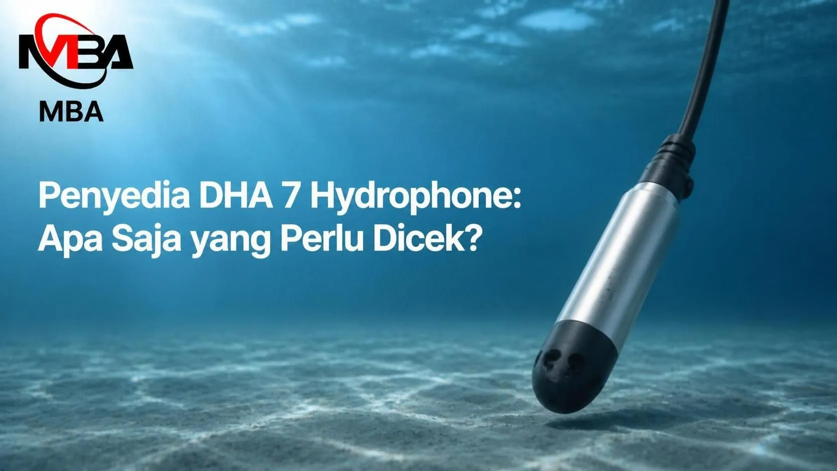 Penyedia hydrophone DHA 7 untuk kebutuhan survei dan pengadaan