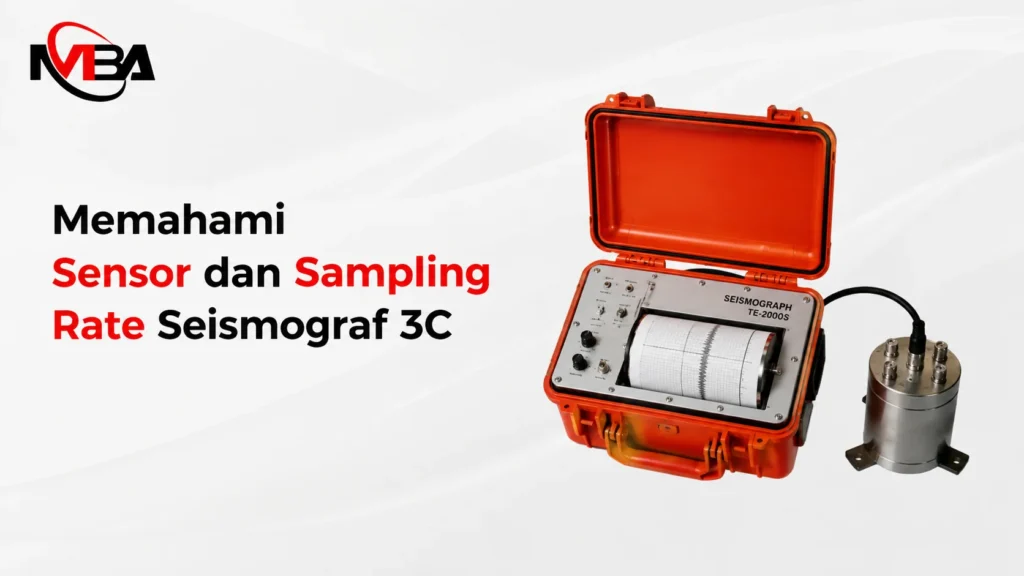 Spesifikasi seismograf Atom 3C e-Katalog dengan sensor dan sampling rate